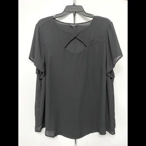 Torrid Black Blouse